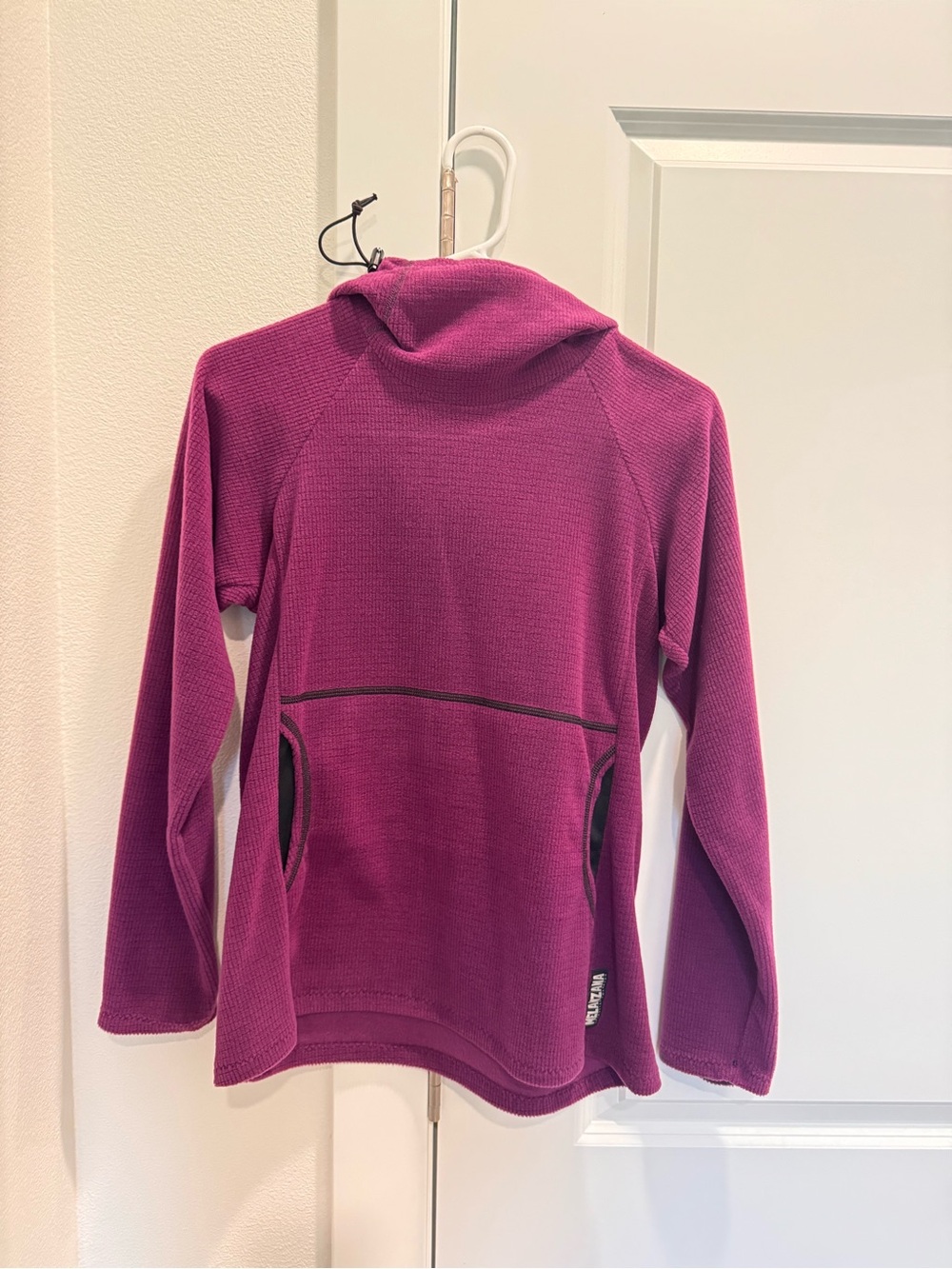 Melanzana Women's Magenta Cowl Neck Pullover